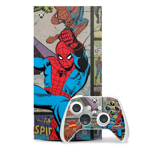 Marvel Classic Comics Amazing Spider-Man Collage  Xbox Series X Skins